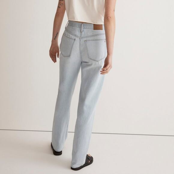 Madewell The Slouchy Boy Jean Distressed Relaxed Fit in Wrightlane Wash Size 23 - Picture 12 of 13